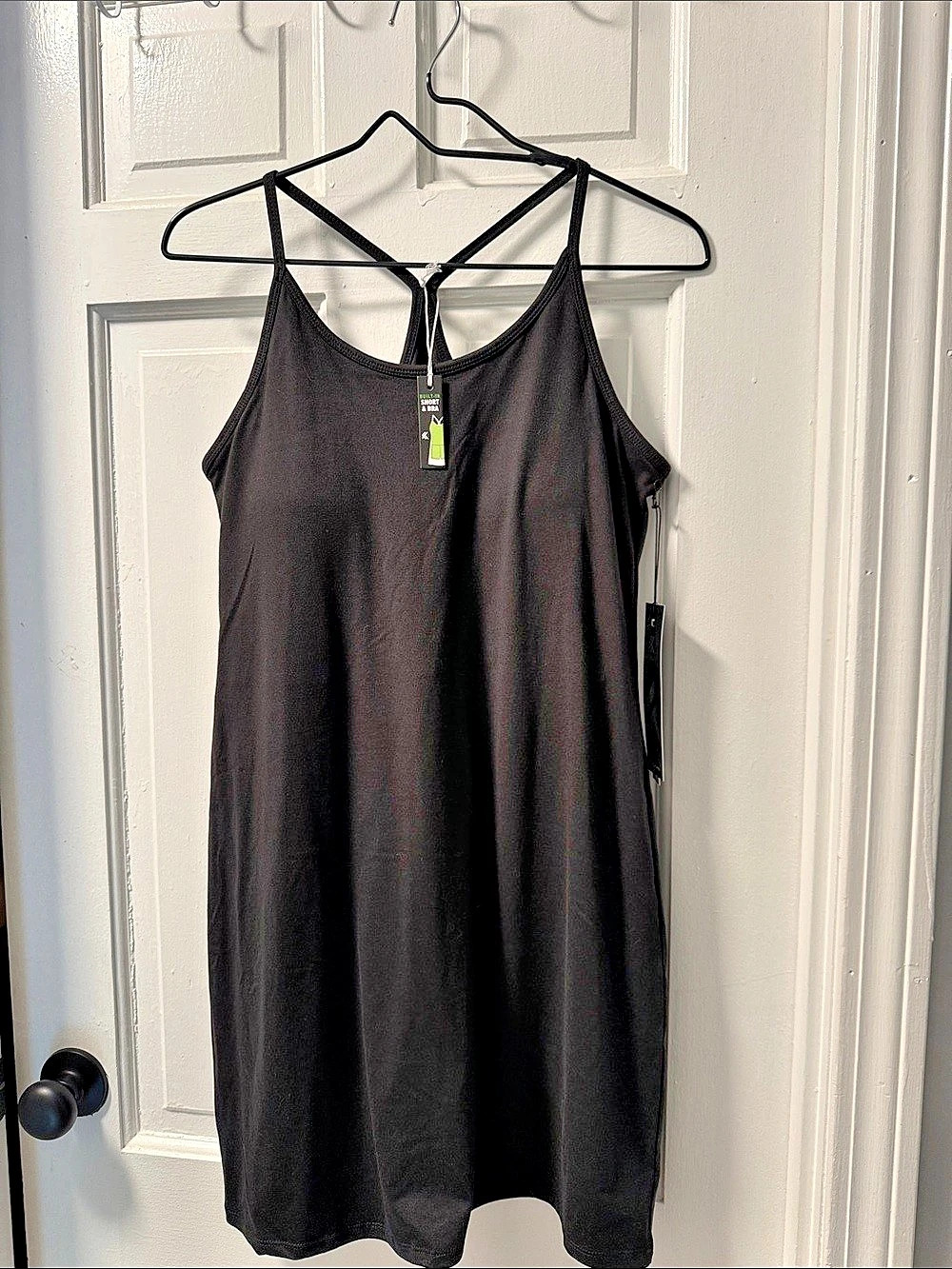 Kyodan Day-To-Day Outdoor Double-Strap Dress With Pockets Maxi Dress Black